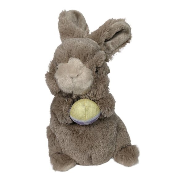 Gund Lil Whispers Gray Easter Bunny Stuffed Animal 9" - Picture 2 of 8